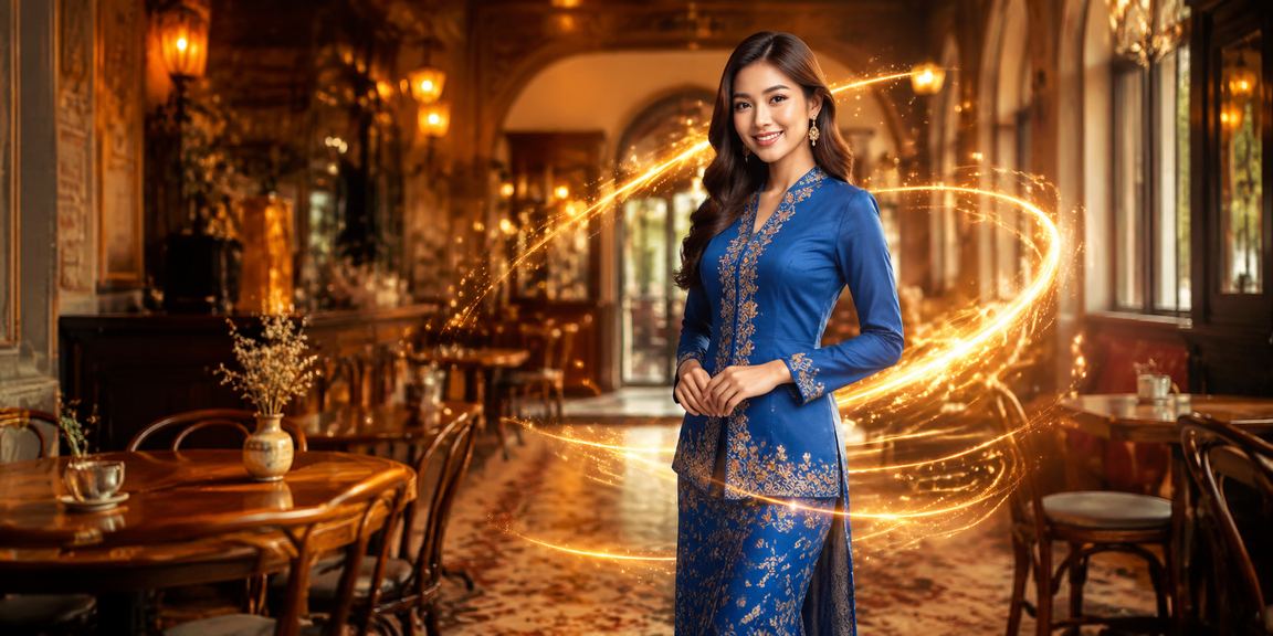 Pemain Ipoh dalam baju kurung ikuti esports live di aplikasi 90000