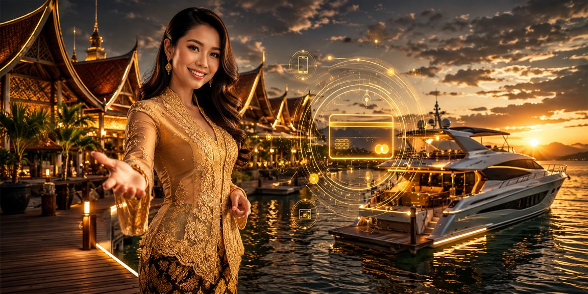 Suasana kasino hiburan bergaya kebaya Sarawak di platform 90000
